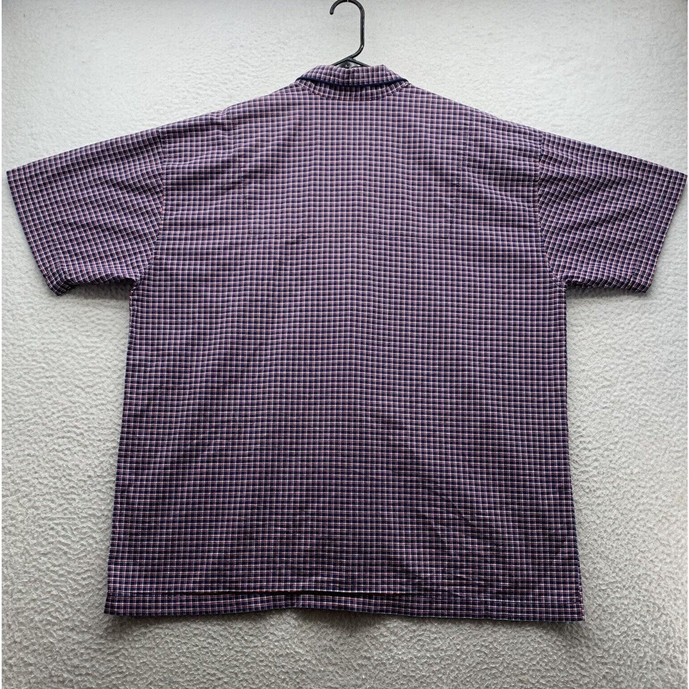 Polo Ralph‎ Lauren Shirt Mens XL Big Buttons Stretch Red Blue Plaid Dad Preppy - Picture 4 of 8